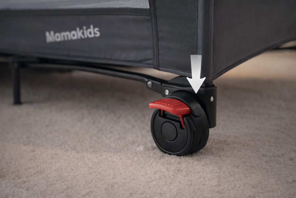 LIT BÉBÉ MAMAKIDS + MATELAS ORTHOPÉDIQUE