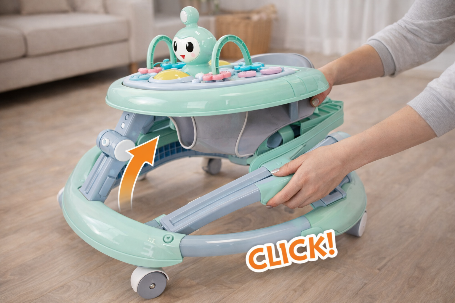 TROTTEUR BÉBÉ MUSICAL