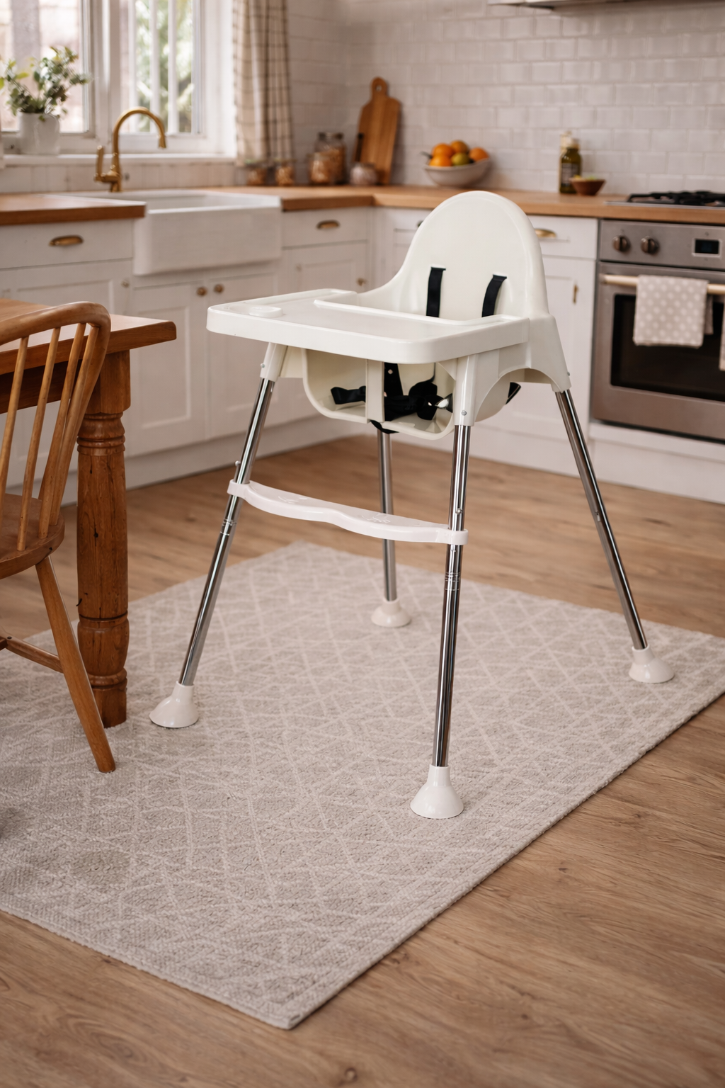 PACK PROMO TROTTEUR MUSICAL + CHAISE HAUTE BÉBÉ